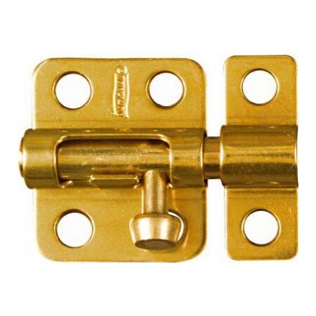 National Hardware 2 BRT BRS Barrel Bolt N213-405